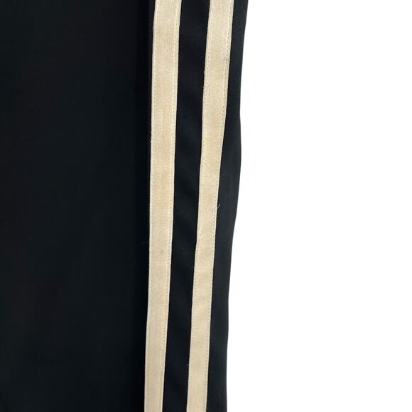 Ralph Lauren Purple Label Collection Silk Trouser Pant Side Stripe Black Size 12 - Picture 6 of 16